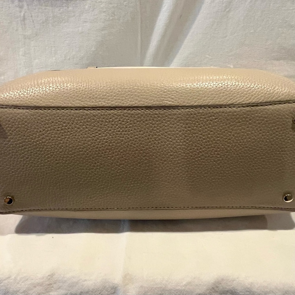 NWT Kate Spade Lena Light Sand Pebb Colorblock Satchel and Bilfold Pair - Picture 12 of 14